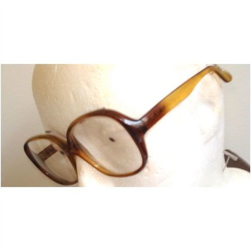 vintage 70s Marwitz Amber Toffee Oversized 56-16 DIVA eyeglasses frames Germany