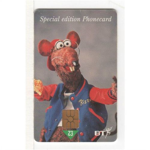 PHONE CARD - BT - MUPPETS - RIZZO THE RAT