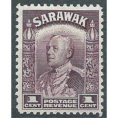 Sarawak 1934 SG106 1c Purple Mounted Mint .. ..