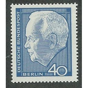 BERLIN - 1964 40pf U/M 'PRES. LUBKE' (EBID42-410)