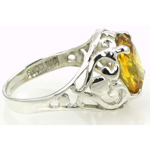 Citrine, 925 Sterling Silver Ring, SR004