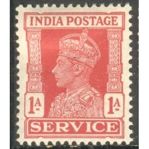 India 1939 - SG O146 - KGV1 1a red (Service) - mint hinged
