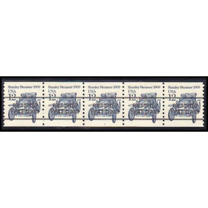 2132b 12c Stanley Steamer Very Fine MNH Dry Gum PNC 1/5 Z5188