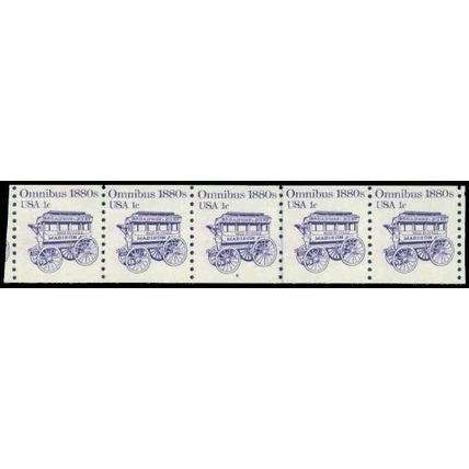 1897 1c Omnibus Very Fine MNH Dry Gum PNC 6/5 P0452