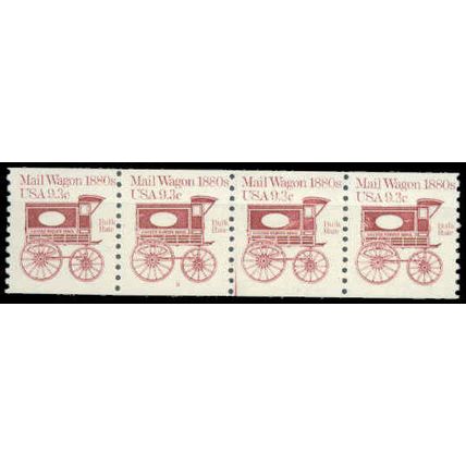 1903 9.3c Mail Wagon Fine MNH Dry Gum PNC 2/4 G0197