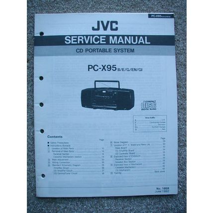 JVC PC-X95 B / E / EN / G Original Service manual