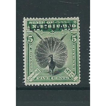 North borneo labuan overprints sg92 sg 92 hm but thinned