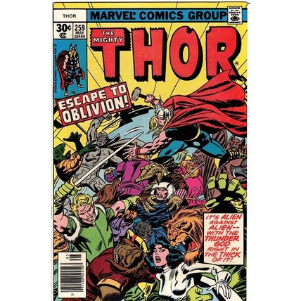 THE MIGHTY THOR # 259 HI GRADE