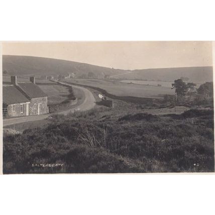 Saltersgate Windy Path Antique Yorkshire Postcard