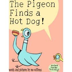 Pigeon Finds a Hot Dog
