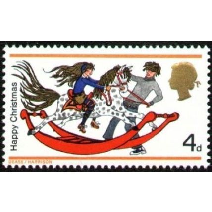 SG775Ey 1968 4d Xmas MISSING PHOSPHOR Unmounted Mint GB Cat £6