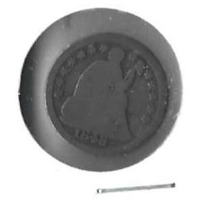 1848-O US Seated Liberty Half Dime G/VG