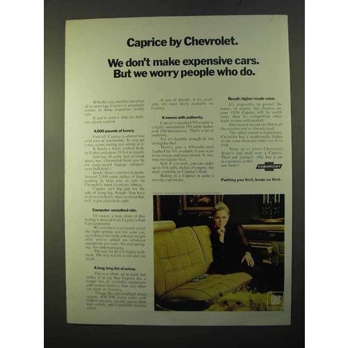 1970 Chevrolet Caprice Ad - We Don't Make Expensive