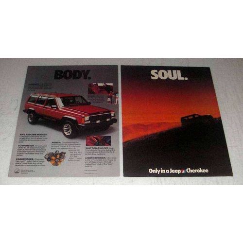 1986 Jeep Cherokee Chief Truck Ad