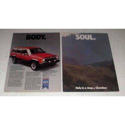 1986 Jeep Cherokee Chief Truck Ad - Body Soul