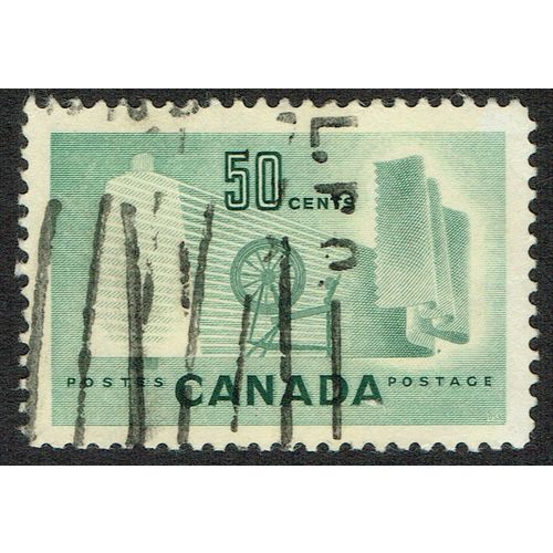 Canada 1953 Textile Industry 50c Deep Bluish Green SG462 GU