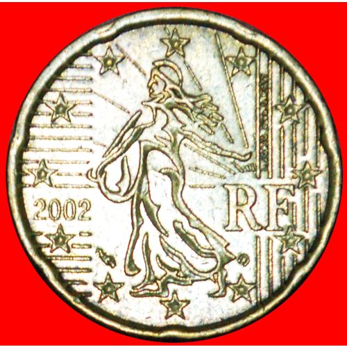 NORDIC GOLD (1999-2006): FRANCE ★ 20 EURO CENT 2002! LOW START ★ NO RESERVE!