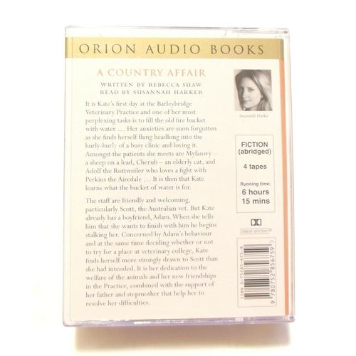 Rebecca Shaw - A Country Affair Read by Susannah Harker - Audio cassette