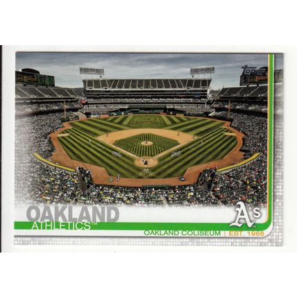 2019 Topps Oakland Athletics team set with updates 31 cards