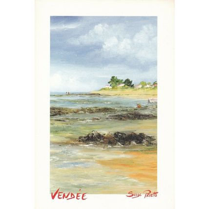 Serge Prieto Peintures de Vendee Postcard used VGC