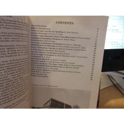 LINCS. NOTTS & DERBYSHIRE by RAIL . 1989 p/b by Jarrold . 64 pages vgc