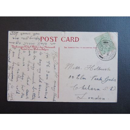 Trichromatic by J Welch, Whispering Sweet Nothings, Novelty Vintage Postcard
