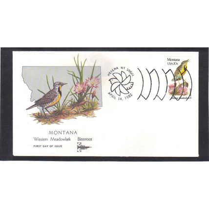 FDC Gill Craft 1978a 20c Meadowlark (Cachet-U/A) CV39878