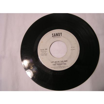 The Teenettes 45-THE ONE/BYE, BYE, BYE