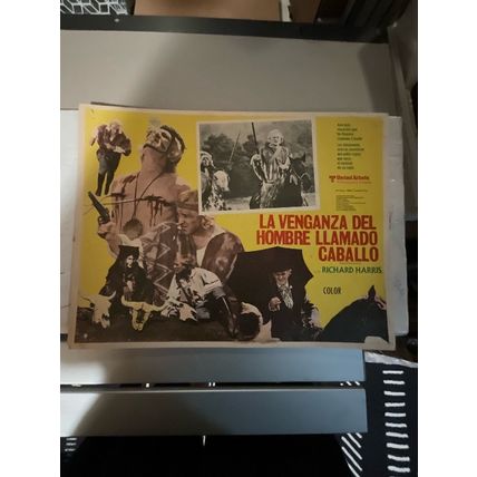 Return Of Man Called Horse..Richard Harris..#1..Mexican LOBBY CARD