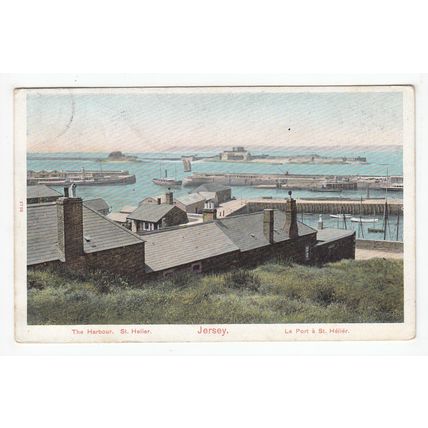 Jersey Postcard Posted 1909 Local to Sydenham Villa Beaumont