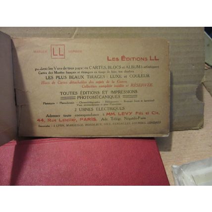 ARRAS EN RUINES, FRANCE BOOK OF 22 unused antique postcards WW1 BOMBARDMENT =