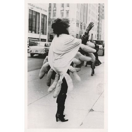 Animal Tail Wild New York Street Fashion Award Photo Postcard