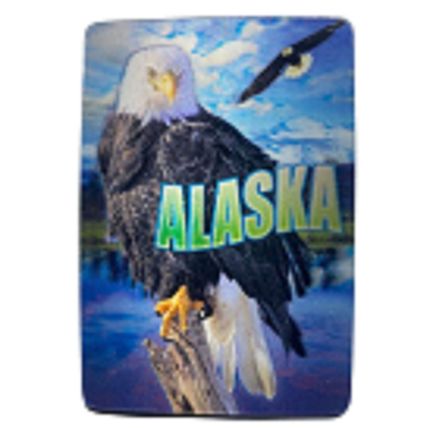 Alaska Eagle 3D Fridge Magnet