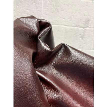 Italian Full Whole Leather Cow Hide Colour Antique Red, 48 sq ft per hide
