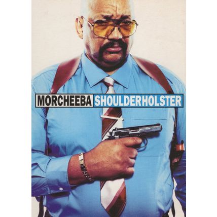 Morcheeba Shoulder Holster 1997 Cassette CD Launch Postcard