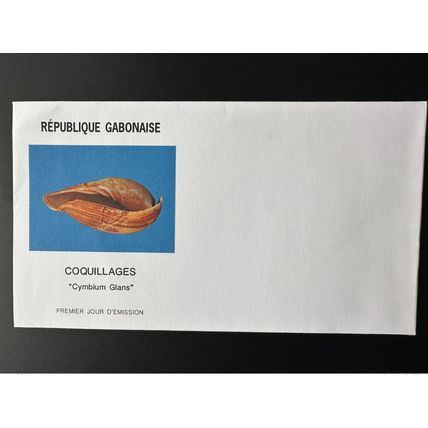 Gabon 1995 Mi. 1192 FDC non confectionnée Coquillages Cymbium Glans Rare !