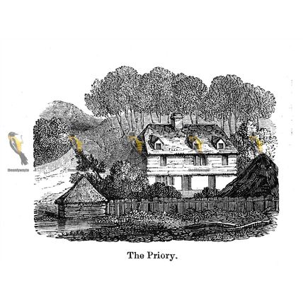 Priory, Hastings, Sussex, England, 1840, MODERN REPRODUCTION