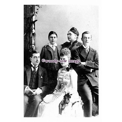 rs0079 - Duchess of Teck with her children inc future Queen Mary print 6x4