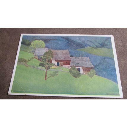 Austrian Postcard - Vienna school of arts - Artist BellaVichon