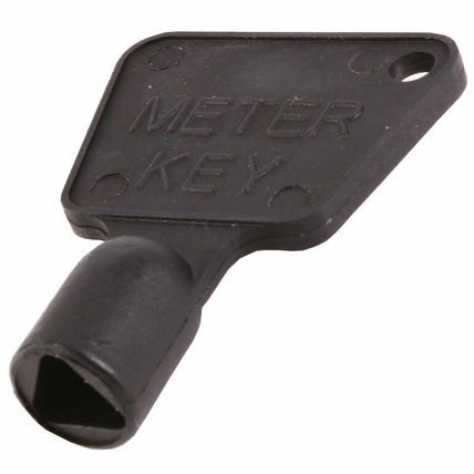 BLACK METER BOX KEY Gas Electricity Water Service Utility Reading Cabinet Spare