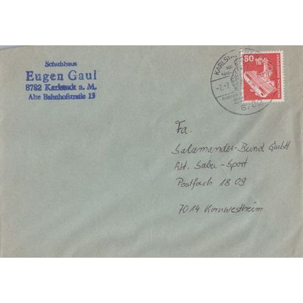 TEN COVERS GERMANY COLLECTION Slogans Advertising Commercial ZAYIX 0524M0129