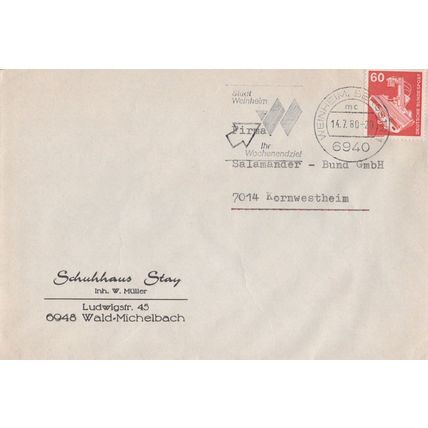 TEN COVERS GERMANY COLLECTION Slogans Advertising Commercial ZAYIX 0524M0129