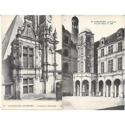 41 - CHATEAU DE CHAMBORD - 5 CARTES POSTALES