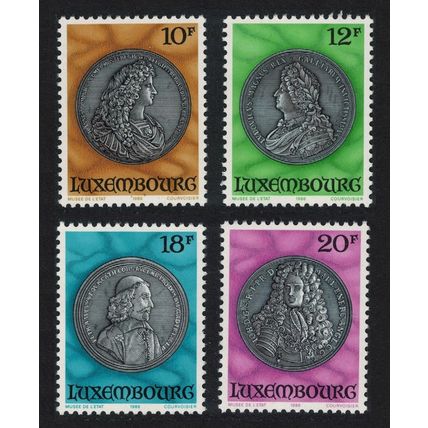 Luxembourg Portrait Medals in State Museum 4v 1986 MNH SG#1173-1176