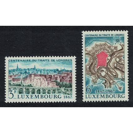 Luxembourg Centenary of Treaty of London 2v 1967 MNH SG#796-797 MI#746-747