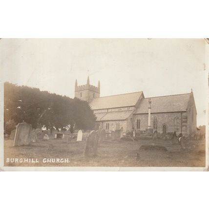Genealogy postcard sent to Miss E LEWIS, Bredwardine, HEREFORDSHIRE, 1916