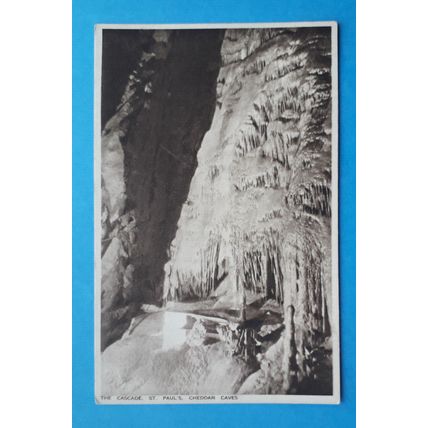 Cheddar Caves, The Cascade, St Paul's - Somerset postcard