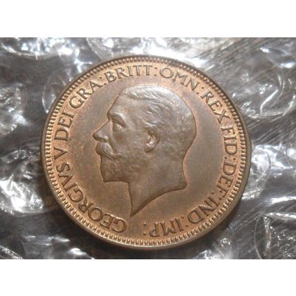 1931 George V half-penny.