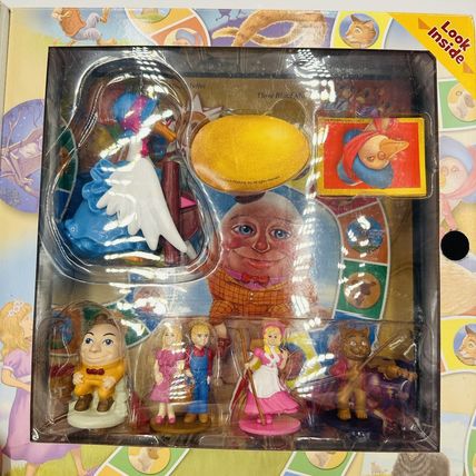Tales To Play Board Game The Mother Goose 2011 Nursery Rhyme Figurines Stories