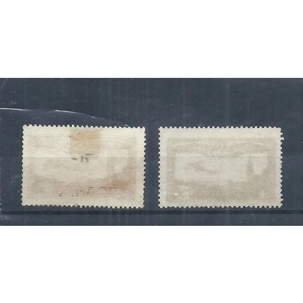 France stamps. 1930 Air pair used SG 483 & 484 (AQ290)